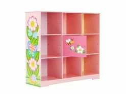 Bibliothèque Enfant étagère De Rangement Petit Placard Central Avec Hauteur Ajustable Fantasy Fields Td-13210b