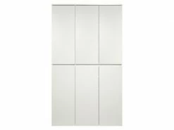 Armoire - Mélaminé - Blanc - 111 / 191 / 34 Cm