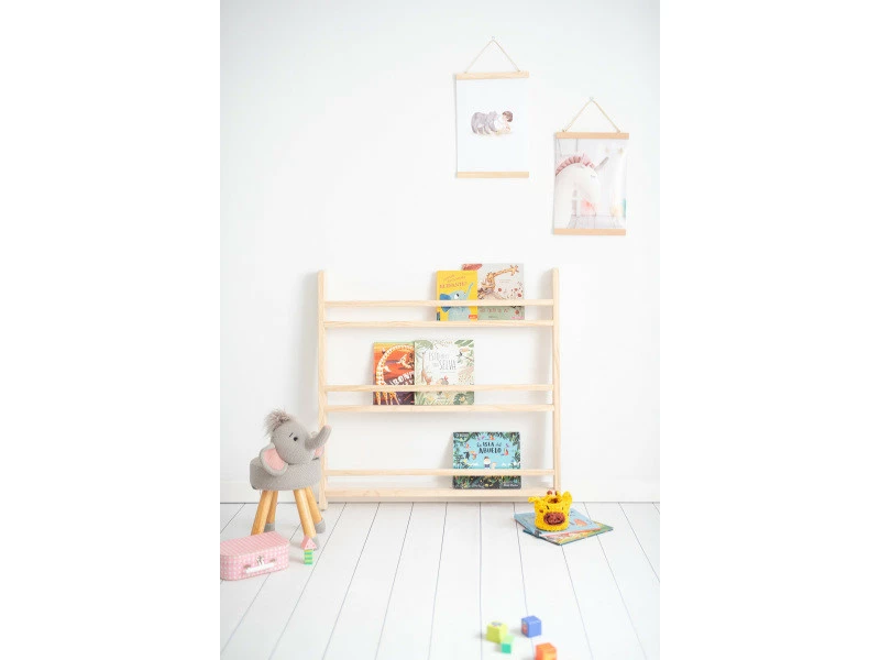 Crochetts étagères De Mur Montessori Clara Pin Naturel – Image 2