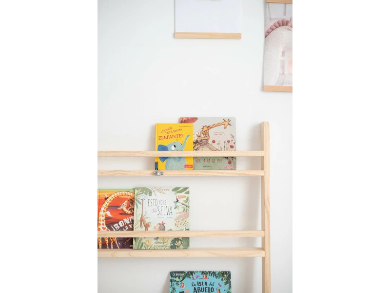 Crochetts étagères De Mur Montessori Clara Pin Naturel – Image 4