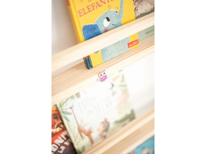 Crochetts étagères De Mur Montessori Clara Pin Naturel – Image 5