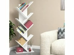 Bibliothèque Escalade 46x128,5cm Bois Blanc