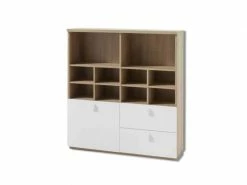 Bibliothèque étagères 1 Porte Et Tiroirs - Gabriel