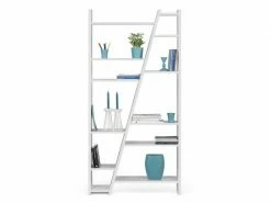 Bibliothèque Delta Double - Blanc Laqué - Temahome