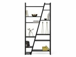 Bibliothèque Delta Double - Noir Laqué - Temahome