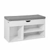 Banc De Rangement à Chaussures Bottes Avec Coussin Rembourrémeuble D'entrée Fsr45-hg Sobuy®