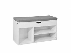 Banc De Rangement à Chaussures Bottes Avec Coussin Rembourrémeuble D'entrée Fsr45-hg Sobuy®