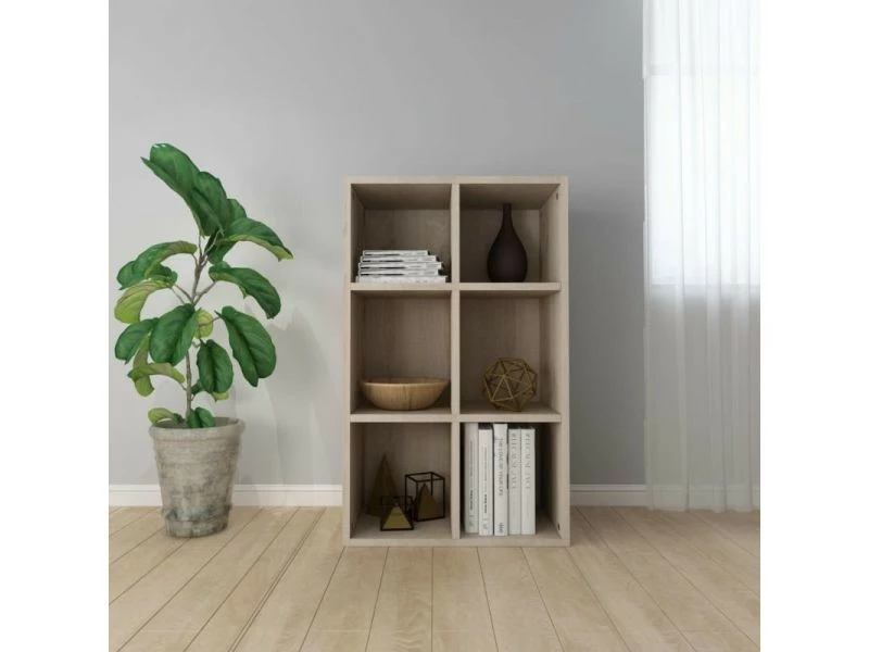 Vidaxl Bibliothèque/buffet Chêne Sonoma 66x30x97,8 Cm Aggloméré