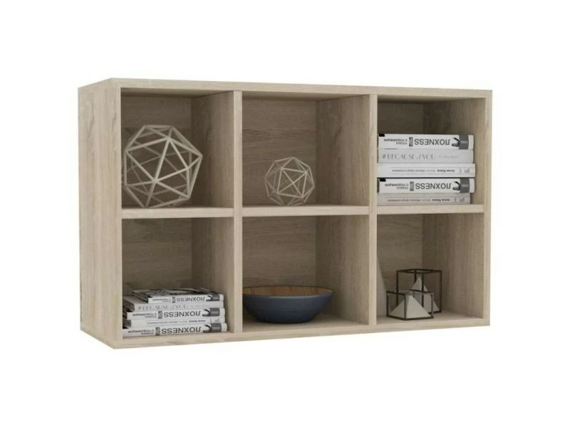 Vidaxl Bibliothèque/buffet Chêne Sonoma 66x30x97,8 Cm Aggloméré – Image 4