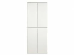 Armoire - Mélaminé - Blanc - 74 / 191 / 34 Cm
