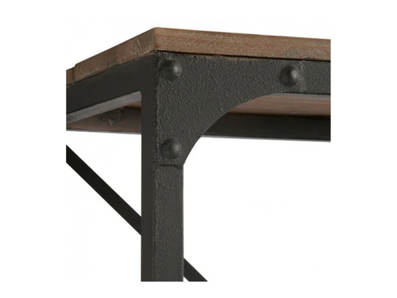 Bibliothèque Allen En Bois Et Métal - 2 Tiroirs – Image 4