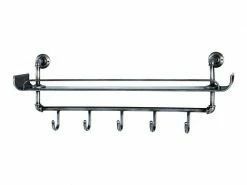 Sublime Nuancemeuble Garderobe Murale Lisbonne Anthracite L95 X P16 X H34 Cm