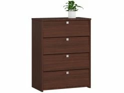 3xeliving Deanna 4 Meuble à Chaussures Wengé