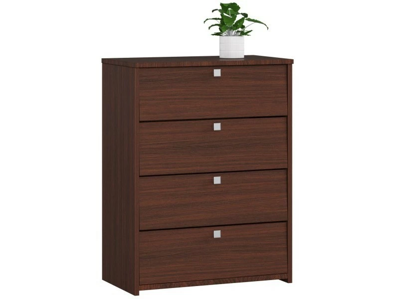 3xeliving Deanna 4 Meuble à Chaussures Wengé