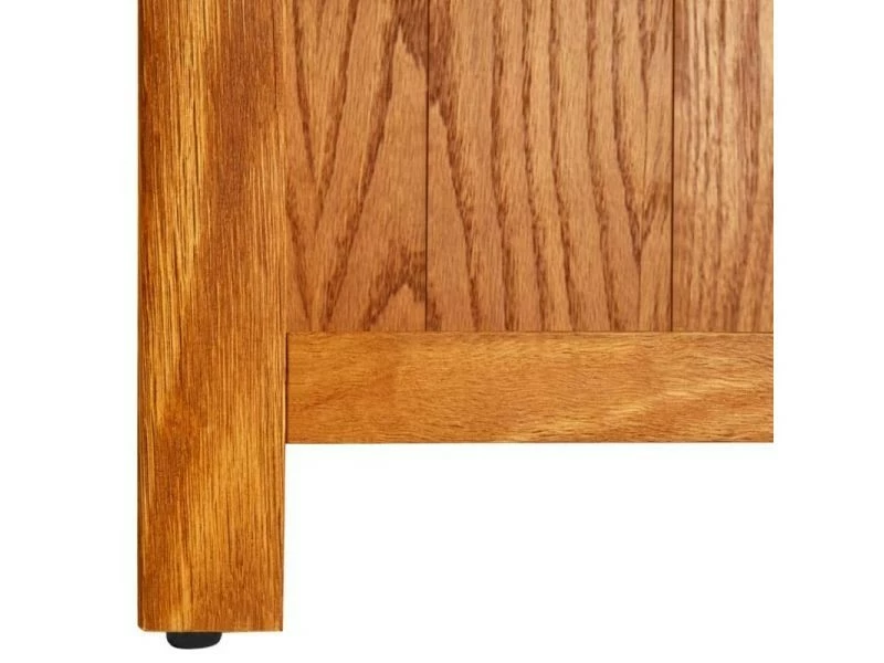 Vidaxl Bibliothèque à 4 Niveaux 45x22x110 Cm Bois De Chêne Massif – Image 2