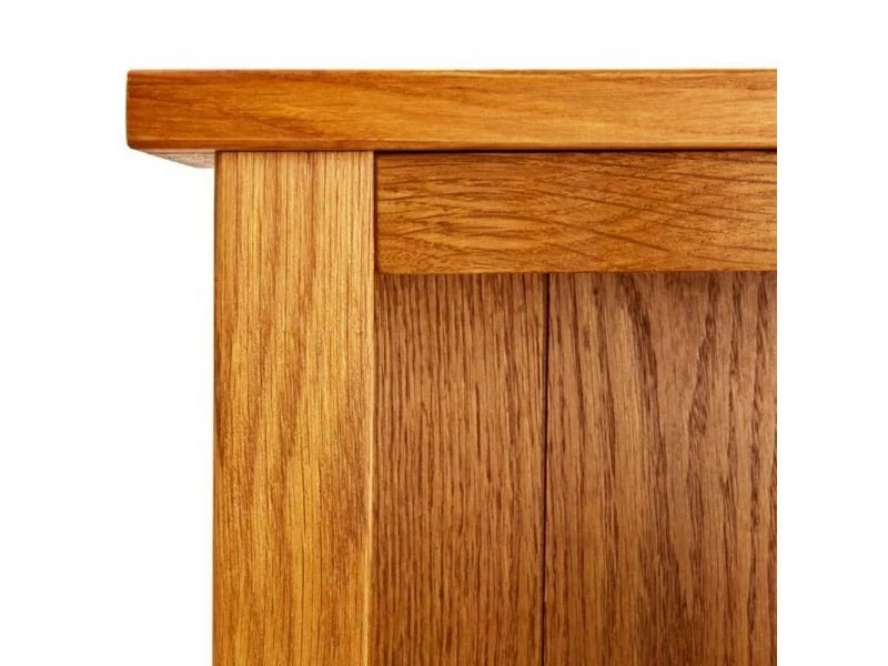 Vidaxl Bibliothèque à 4 Niveaux 45x22x110 Cm Bois De Chêne Massif – Image 3