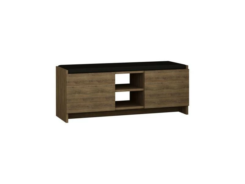 TOILINUX Meuble à Chaussure Zulla 110 Cm - Chêne